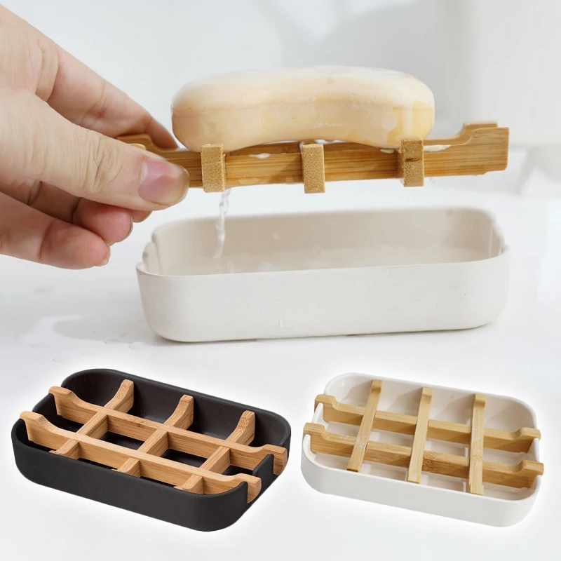 

Коробка для мыла дренаж для мыла для ванной комнаты Съемный портативный держатель для мыла белая стойка для хранения мыла тарелка аксессуа...