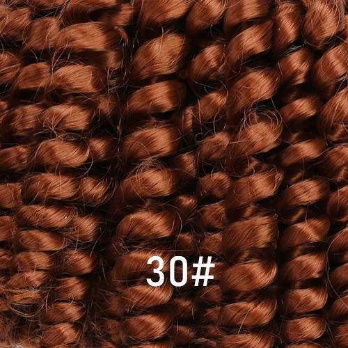FSRHAIR 70 гр./шт. Черный-зеленый афро Фунми вьющиеся волосы пучок синтетических волос для наращивания Омбре волосы продукт - Цвет: #30