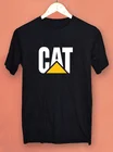 Мужская футболка с принтом Cat Jcb, с системой питания