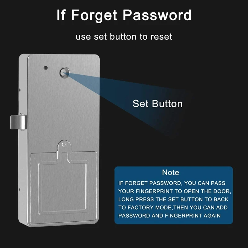 

G16 Fingerprint Lock Cabinet Locks, Digital Biometric Keyless Wooden Box Furniture Drawer Smart Fingerprint Locks