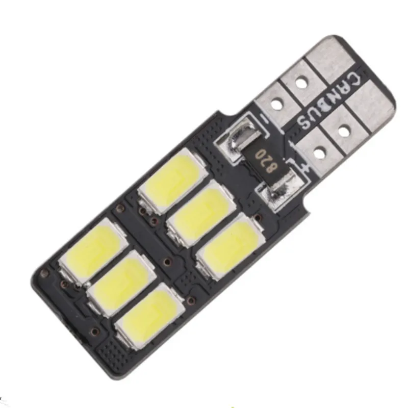 10 шт./лот одной стороны автомобиля 12 v светодиодный w5w 194 T10 6 led SMD 5630 6smd canbus ошибки obc