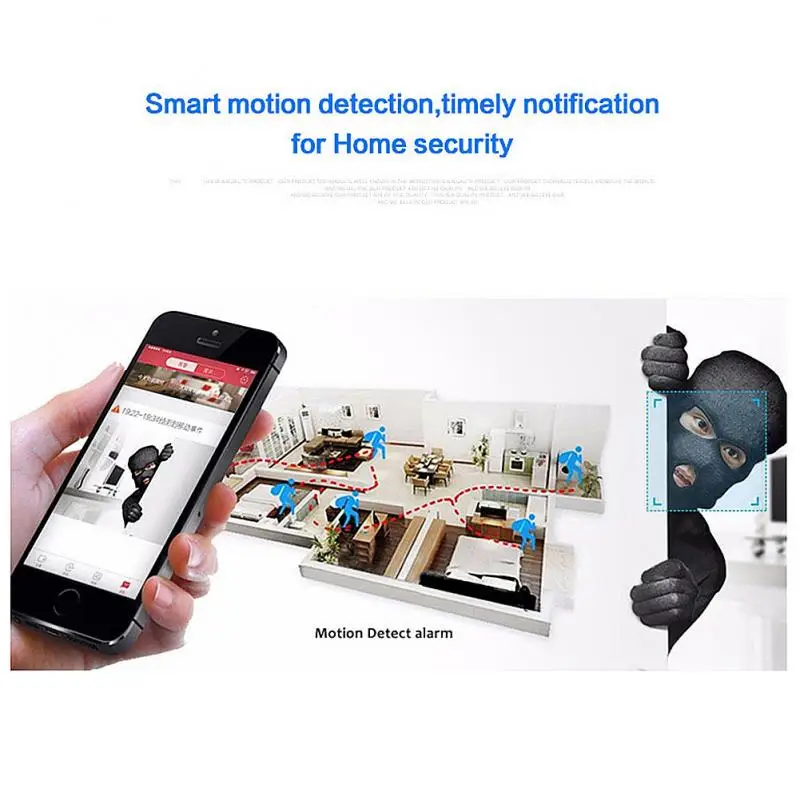 Сек Новые HD экшн-камера с Wi-Fi IP Камера 1080P Беспроводной ip-камера модулем питания
