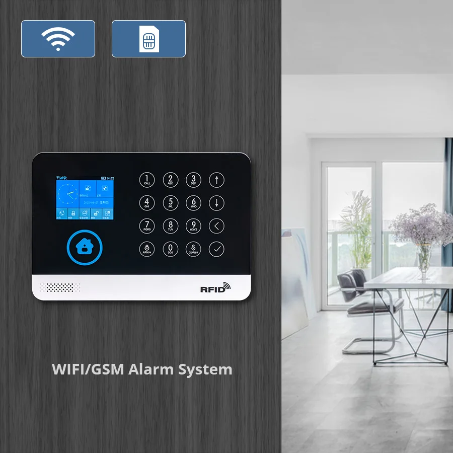 FUERS WG11 wifi GSM сигнализация беспроводная домашняя безопасность Противоугонный