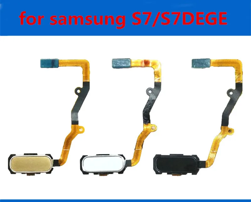 2 шт. кнопки меню для возврата домой и отпечатков пальцев гибкий кабель Samsung Galaxy S7