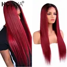 360 парик с фронтальной шнуровкой, предварительно выщипанный с 150% детскими волосами, бразильский Реми прямой фронтальный парик из человеческих волос для черных женщин