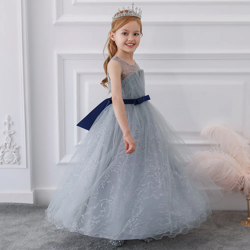 Popodion  New Lace Puffy Mesh Dress Children Dress CHD20425