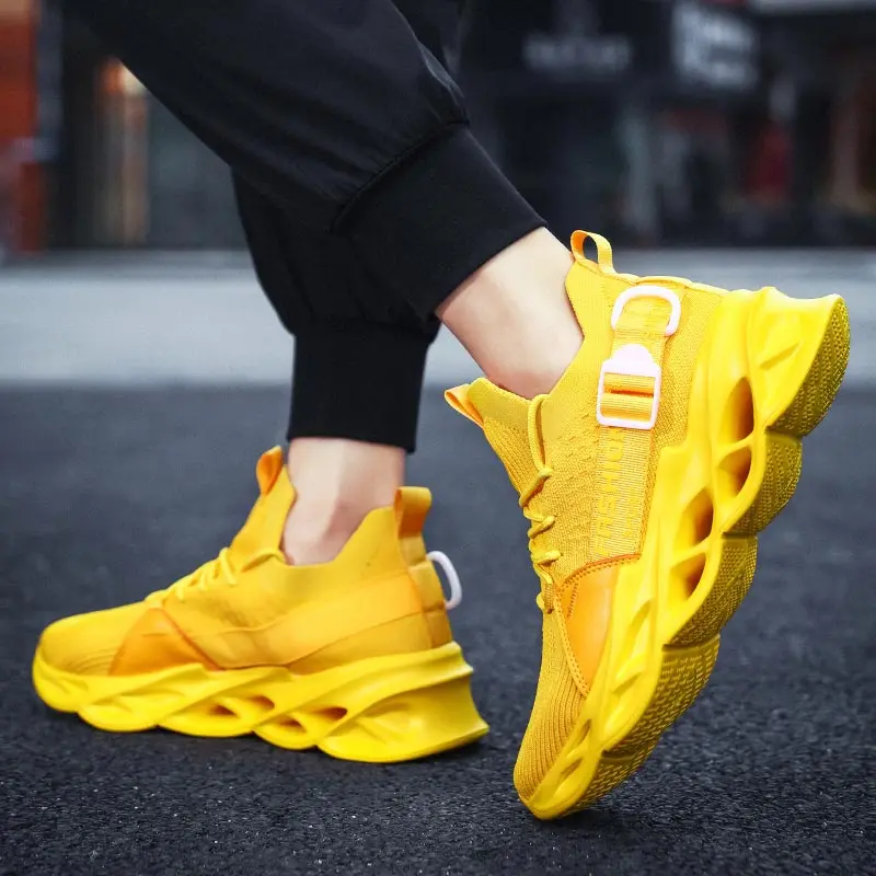 Размера плюс летняя дышащая Мужская обувь спортивные мужские носки сникерсы 2020