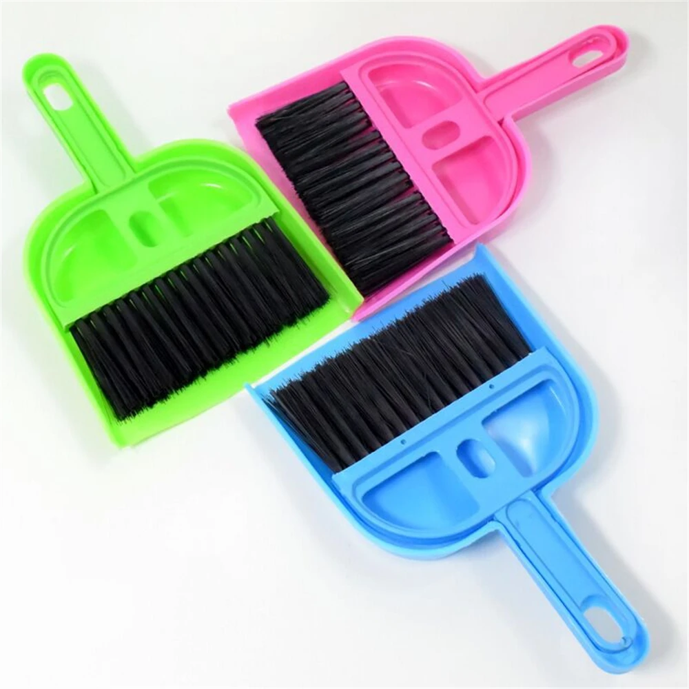 

Mini Small Pet Cleaning Kit Dustpan Broom Sweep Brush For Chinchilla Guinea Pig Hamster Cleaning Tool Accessories Desktop Sweep