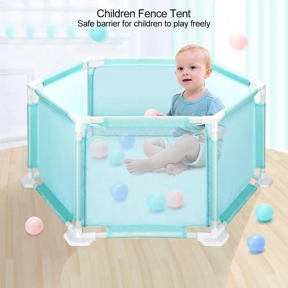 Baby Playpen Fence Folding Safety Barrier For 0-6 Years Old Children Toddler Game Fence Baby Activity Playpen For Infant Safety