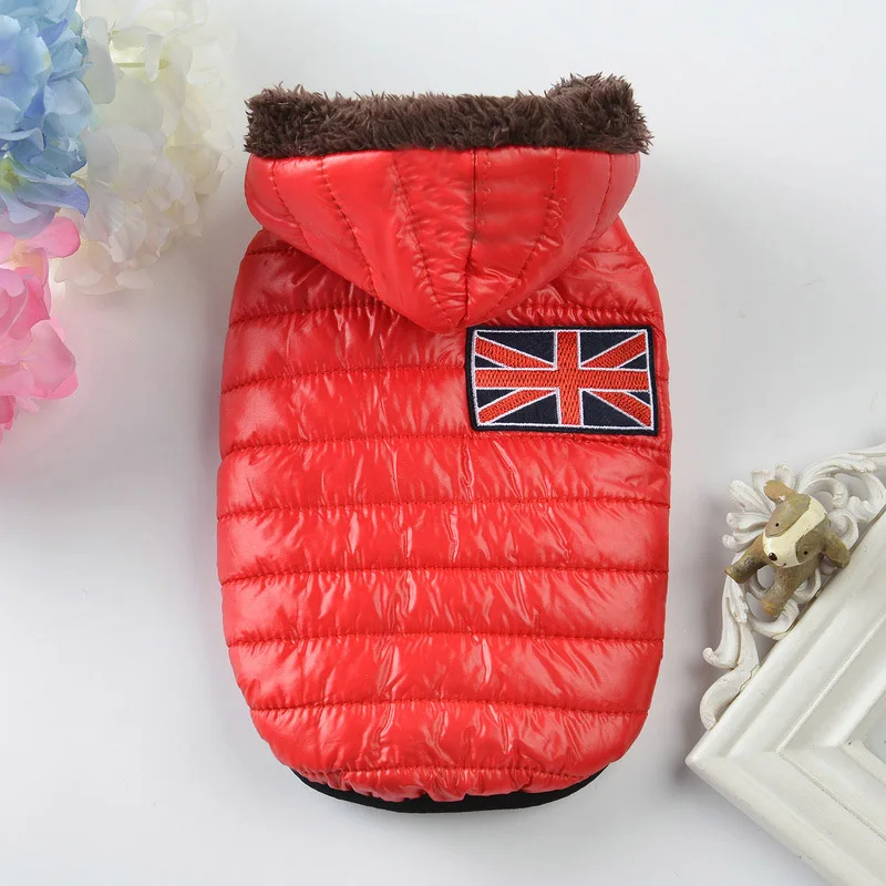 Зимнее пальто для домашних питомцев одежда собак зимняя теплая маленьких