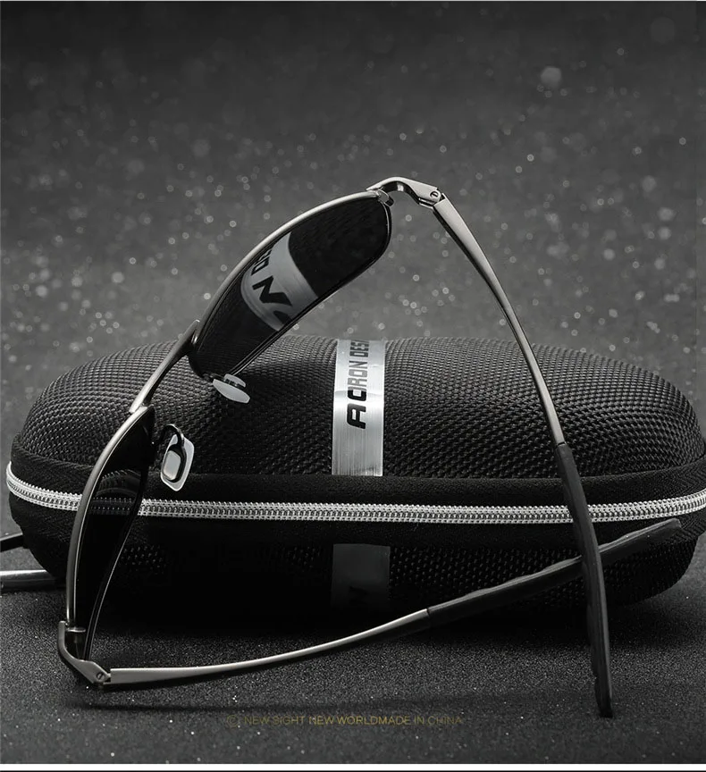 Солнцезащитные очки HDSUNFLY Мужские поляризационные модные дорожные солнечные в