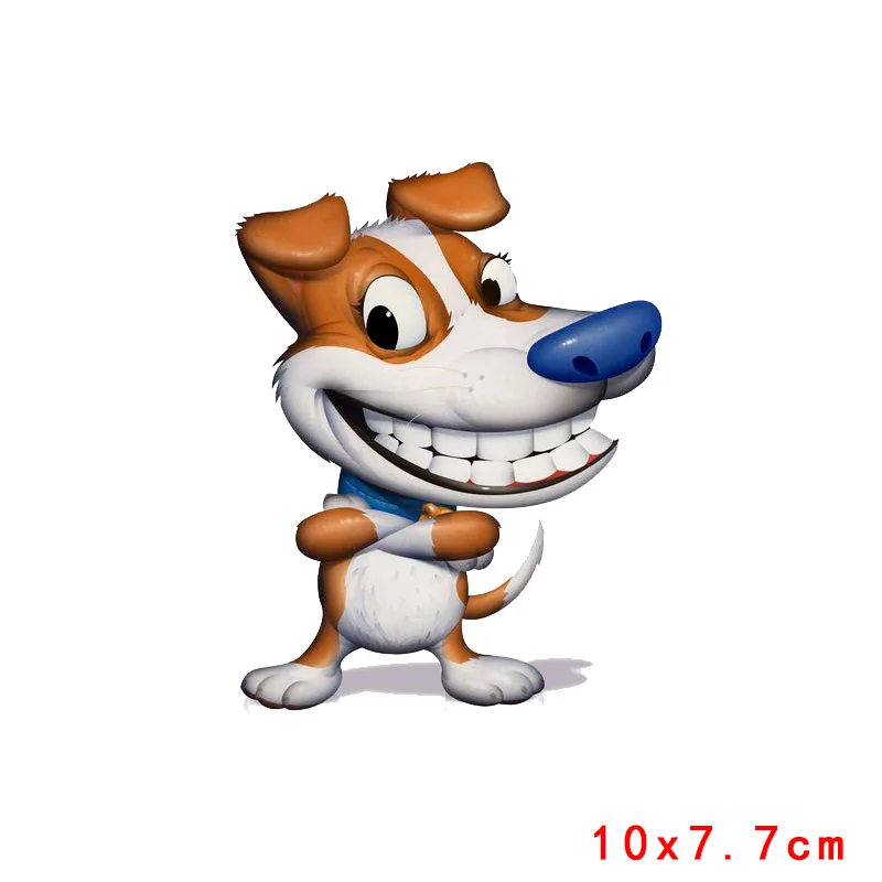 Термонаклейки для одежды лев тигр слон аниме милый Кот патч наклейки термо на