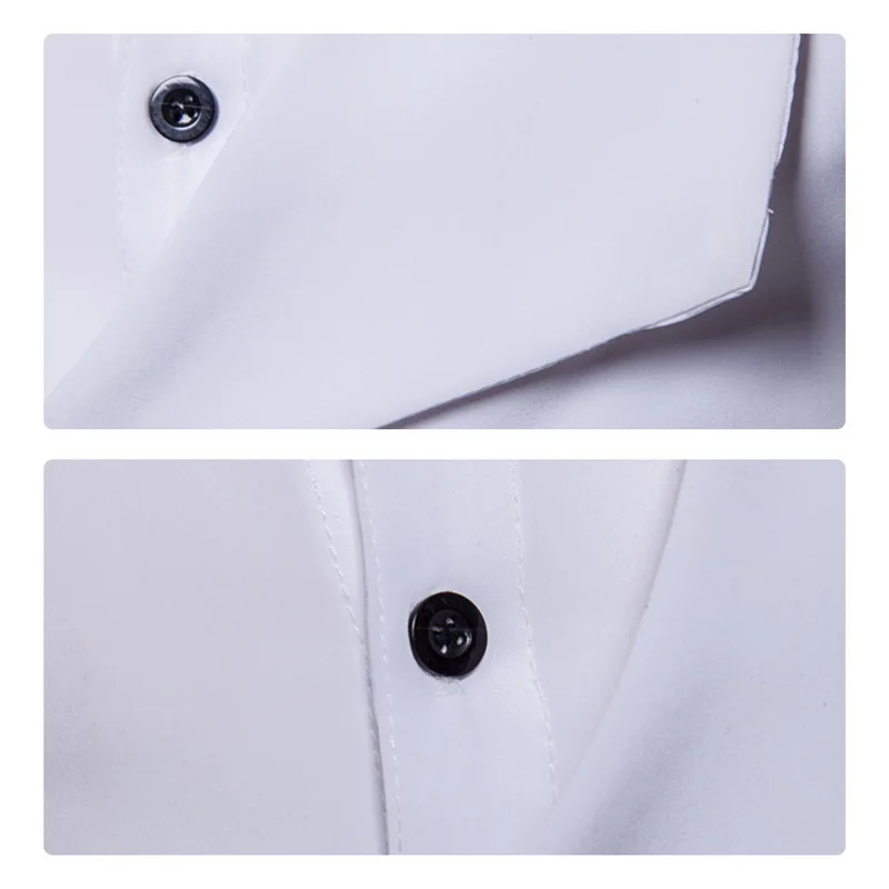 

Nice Men Fashion Dress Shirt Long Sleeve White Black Red Solid Shirts Design Irregular Button Slim Fit VogueBusiness Shirt Hot