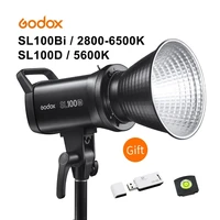 godox sl100bi sl100d lcd panel photography lighting 5600k bi color 2800 6500k bowens mount studio light 100w outdoor shooting