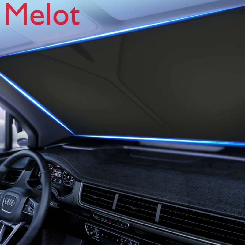 

Автомобиль для защиты от солнца с теплоизоляцией Зонт светильник, защита от солнца, клееный брус для салона автомобиля лобового стекла Стек...