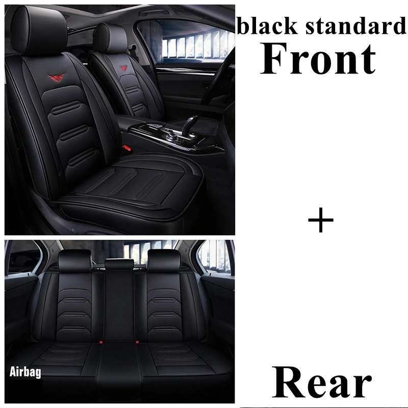 Автомобильный чехол для LADA Vesta Granta Xray Kalina Priora Largus 4x4 Samara 2106 210 Mini Countryman Coupe Clubman автомобильные аксессуары - Название цвета: black standard