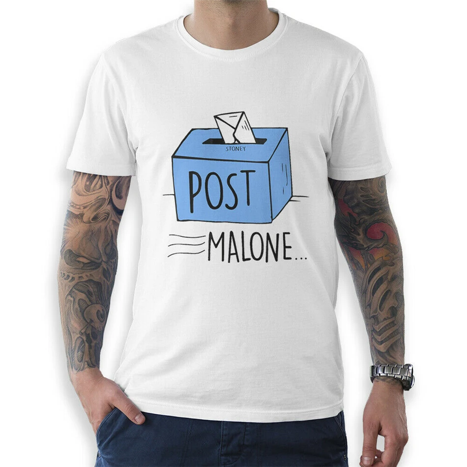 Post Malone футболка с графическим рисунком хип-хоп рэп Мужская всех размеров S M 2XL 3Xl