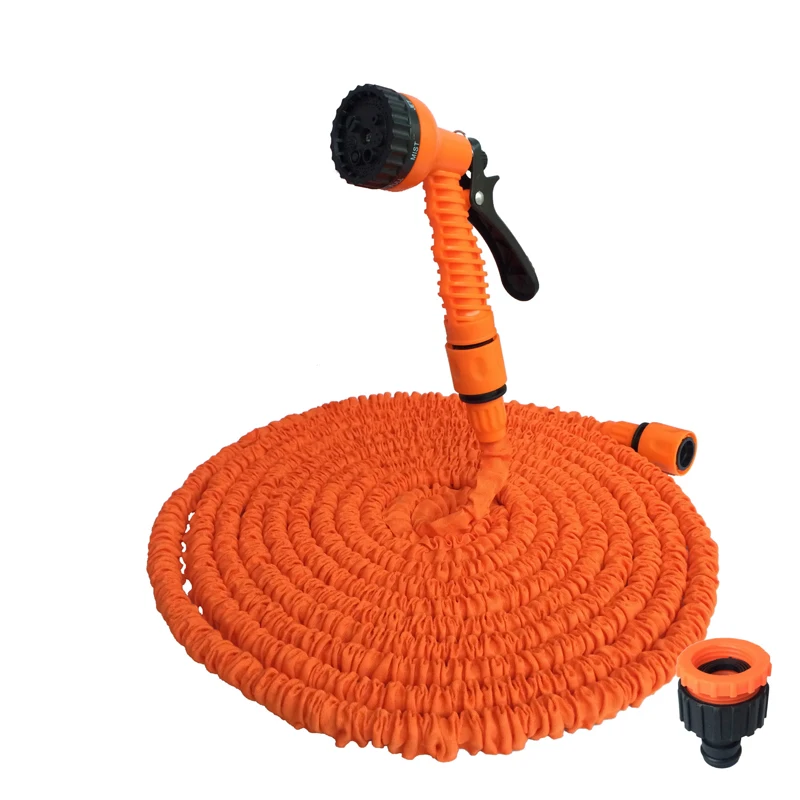 

25FT-250FT Garden Hose Expandable Magic Flexible Water Hose EU Hose Plastic Hoses Pipe With Spray Gun To Watering Car Wash Spray