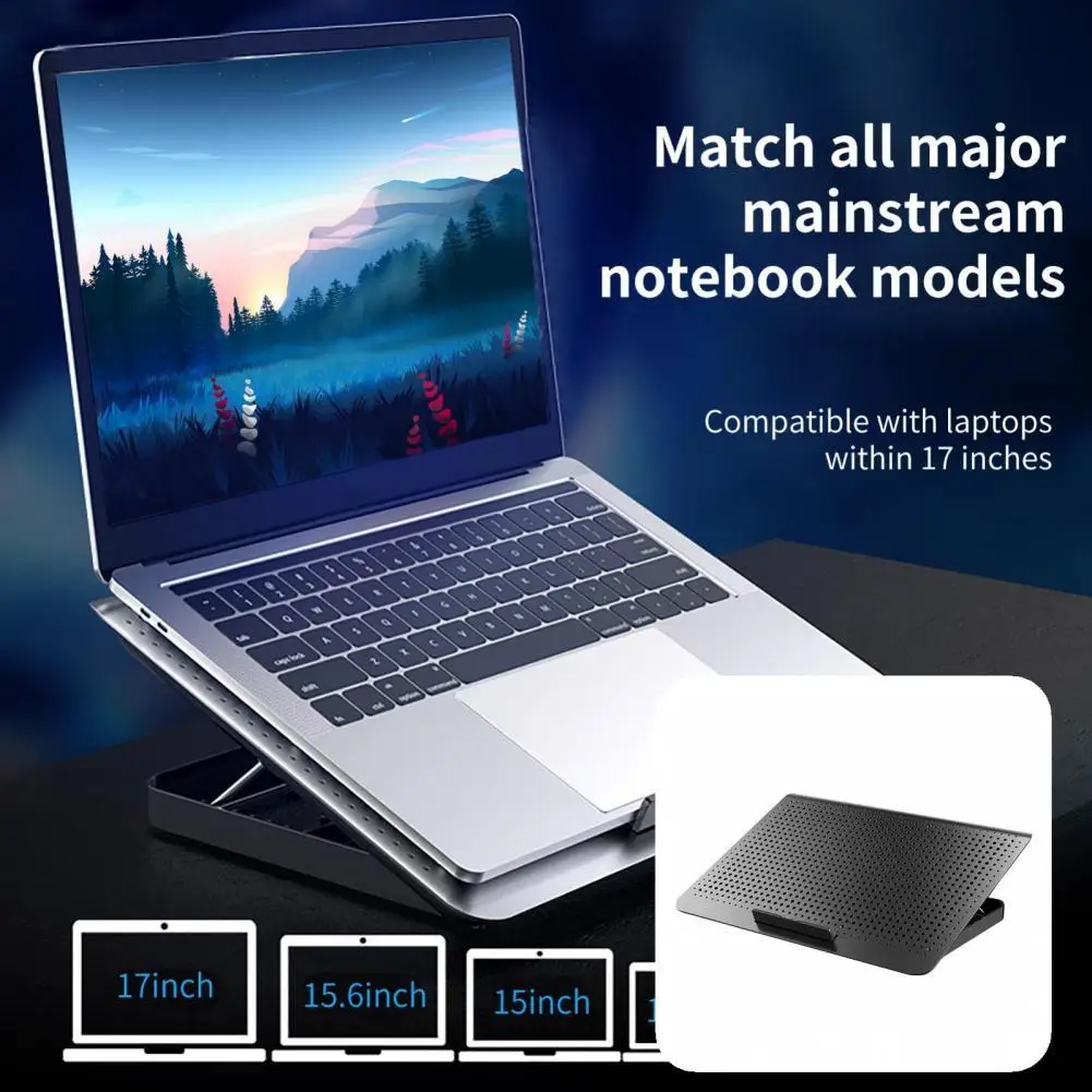 aluminum alloy practical gaming notebook cooler portable laptop cooler stand powerful for desktop free global shipping
