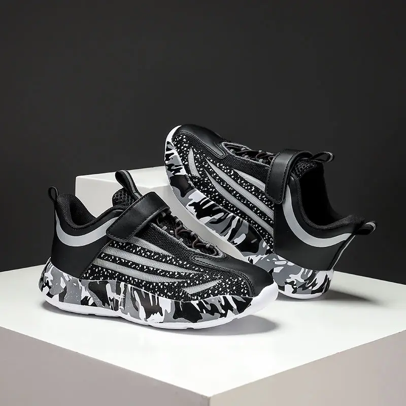 

Boys'sneaker 2021 Spring and Autumn New Net Face Breathable In Big Boys Shoes Children's Casual Shoes Running Shoes Kid Shoes