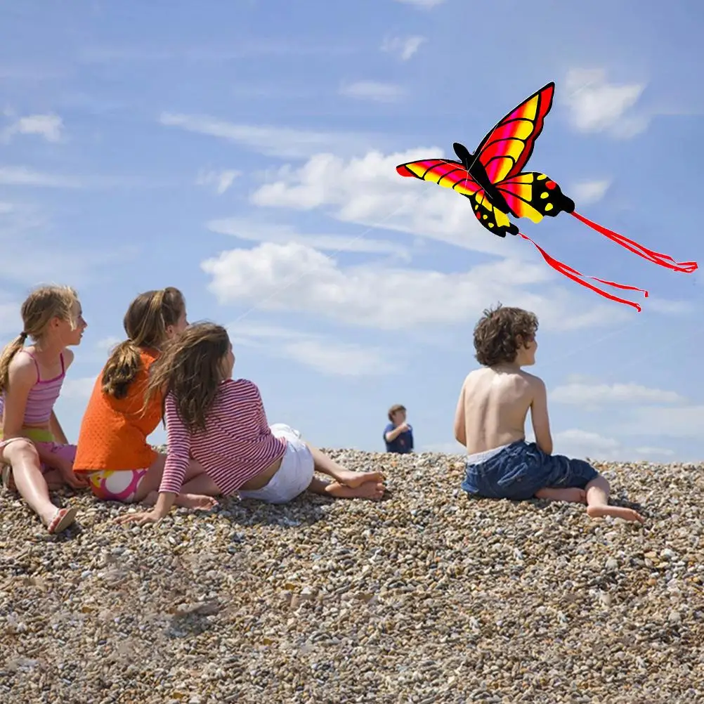 

High Quality Children Kite Butterfly Kite Kids Outdoor Toys Foldable Animal Kite Home Party Picnic Game Flying Toys Kite