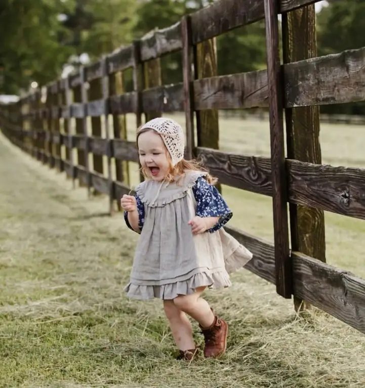 DojhonKids/Европейский стиль детское платье принцессы без рукавов с оборками в