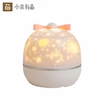 hot youpin star projector night lamp rotate dream romantic projector charging remote control comes with music kids lovers gifts