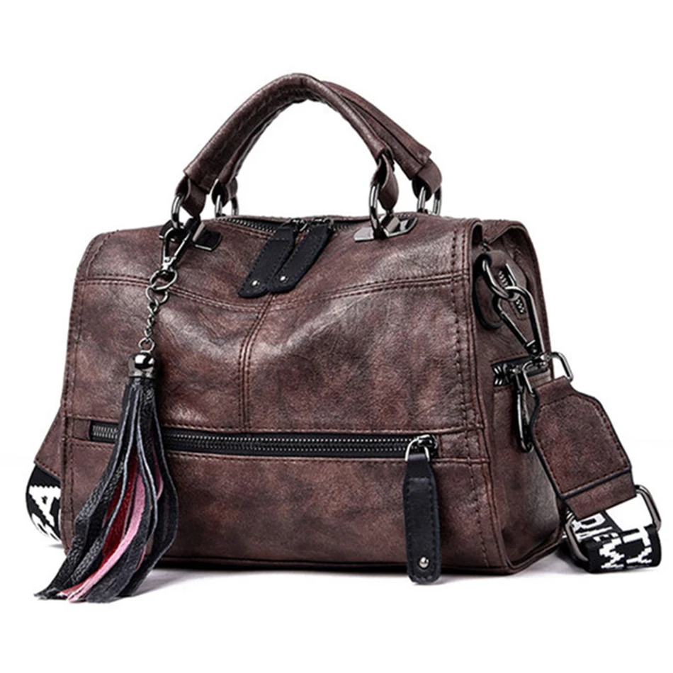 Винтажные женские ручные сумки для женщин 2021 черные кожаные роскошные