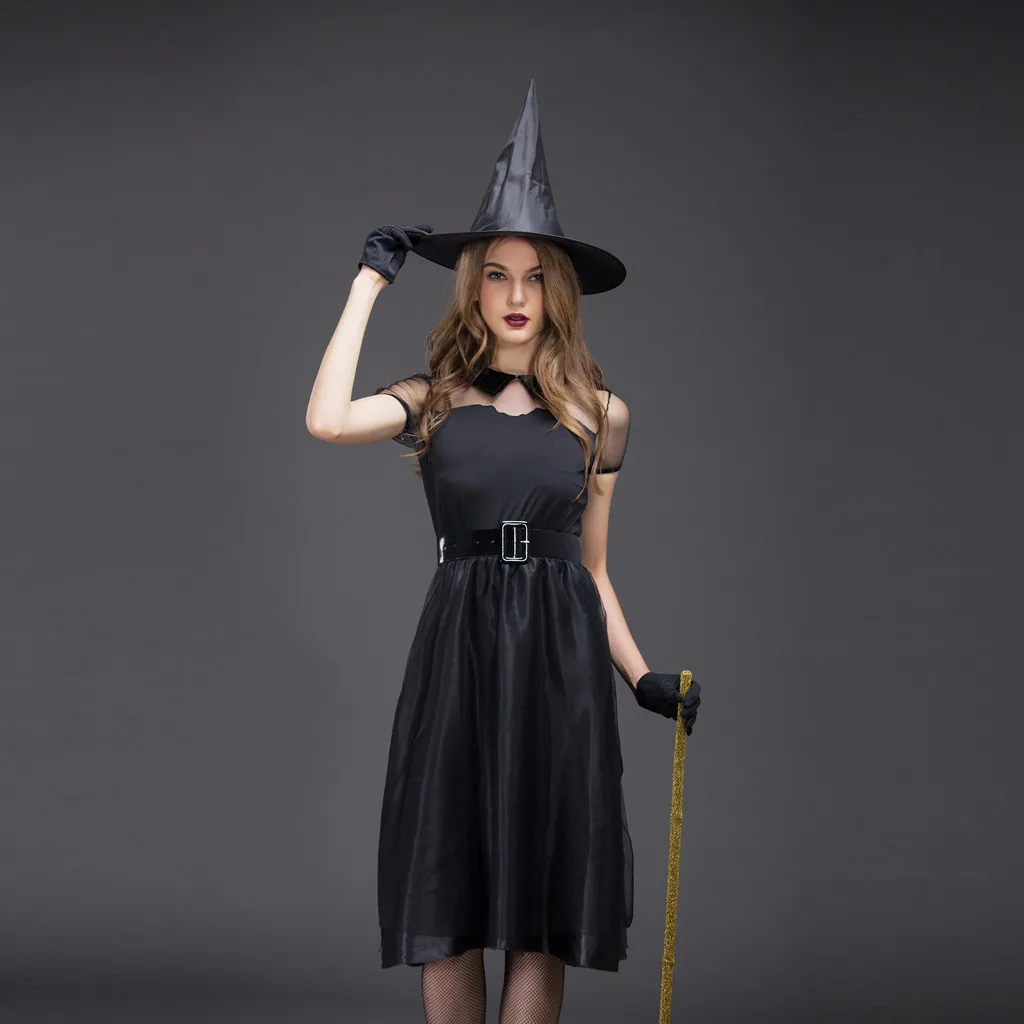 Модные женские туфли Платье для костюмированной вечеринки на Хэллоуин дамы