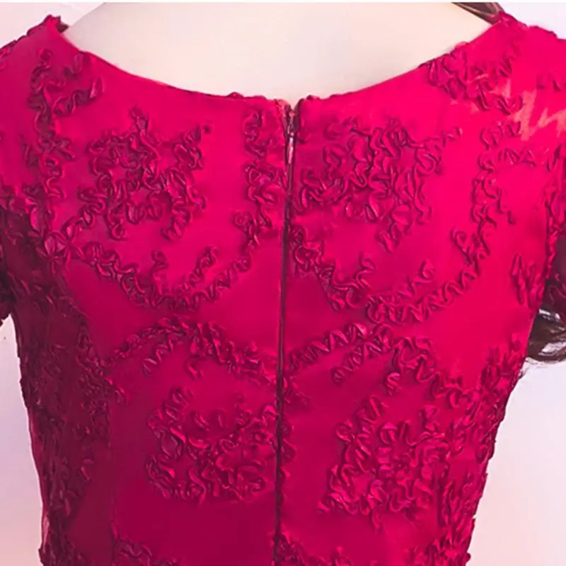 summer Long Formal Sleeve Evening party Dresses Burgund Color Vestido Plus Size Party Evenings Gowns | Женская одежда