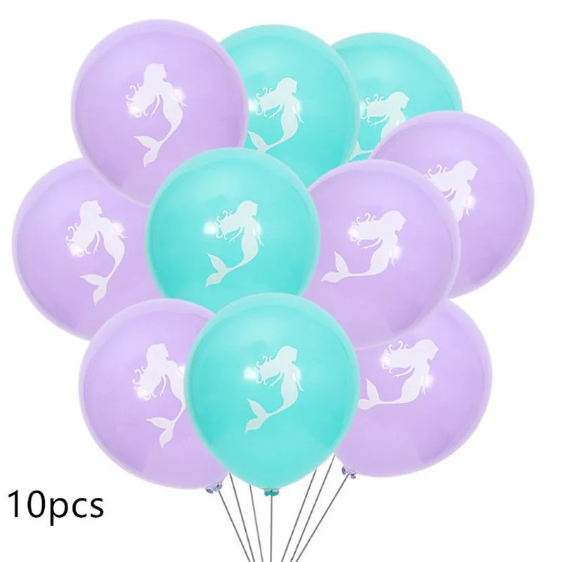 10pcs 12inch latex 10 шт./партия, коробки для конфет русалки, цветные подарочные коробки с бантом и хвостом русалки, спрос среди детей, подарочные пакеты и упаковочные материалы для свадебной тематики - Цвет: 10pcs 12inch latex