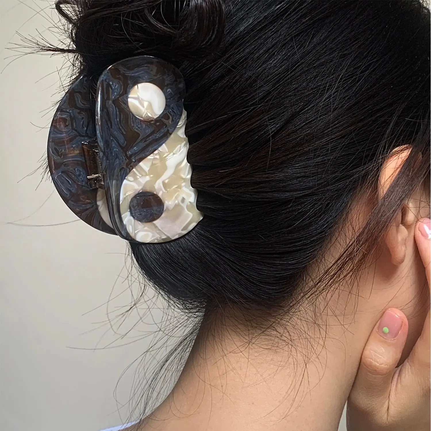 

Новинка, Женский матовый зажим для волос большого размера, заколка для волос, зажимы для волос, головной убор