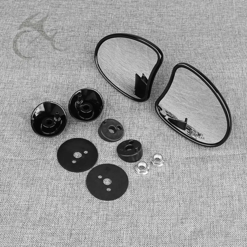 10 мм крыло летучая мышь внутренняя обтекатель заднее боковое зеркало для Harley Touring