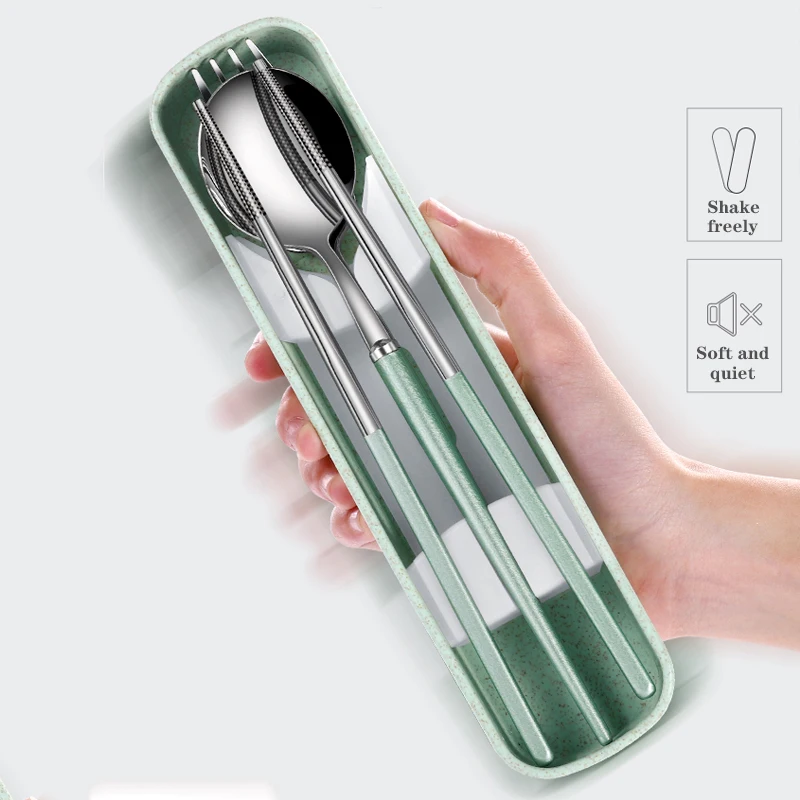 Набор посуды Высококачественная посуда из нержавеющей стали столовые приборы