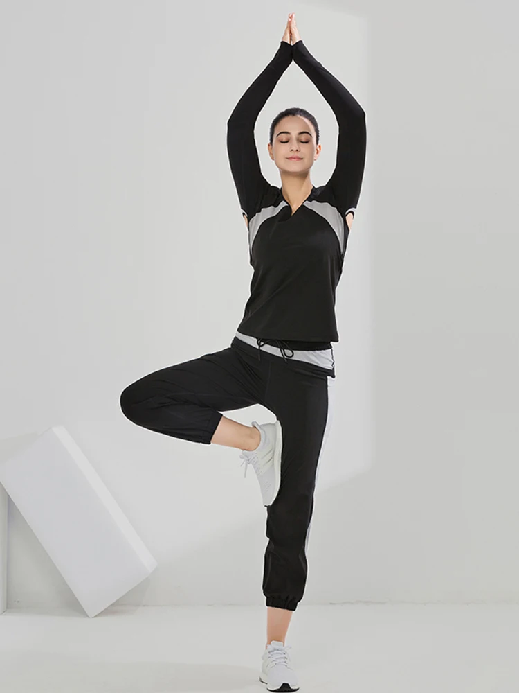 

Yoga Suit Gym Clothing Workout-Clothes Gym Set Fitness Hygroscopic Sports Suit Quick Srying Skin-friendly Elastic Yoga Set