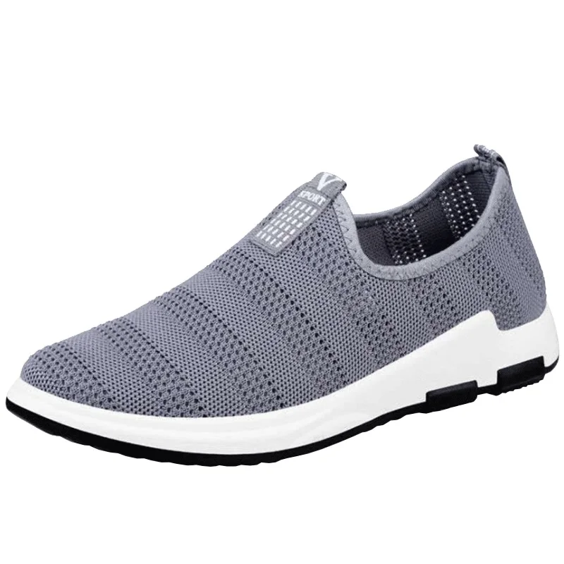 

Summer Hot Sale Slip on Women's Running Shoes Light Breathable Mesh Shoes Men Sneakers Outside Walking Comfortable Men Shoes