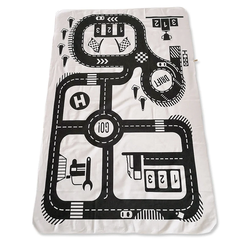 Детский игровой коврик мягкие коврики для ползания автомобильная дорожка