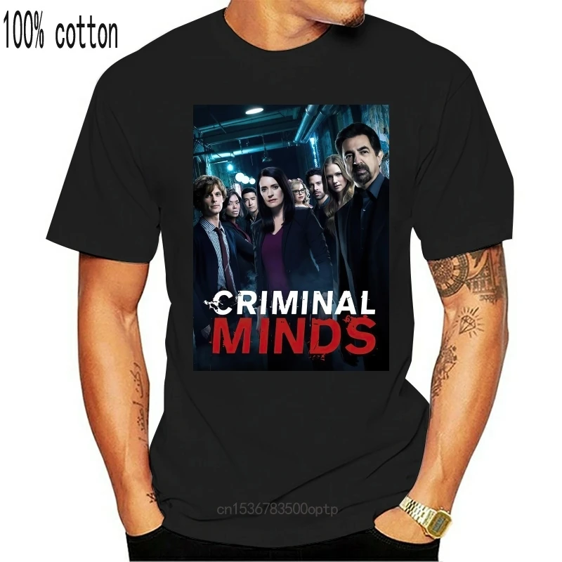 

New Criminal minds Fashion Sport Short-Sleeved Cotton Men T-Shirt