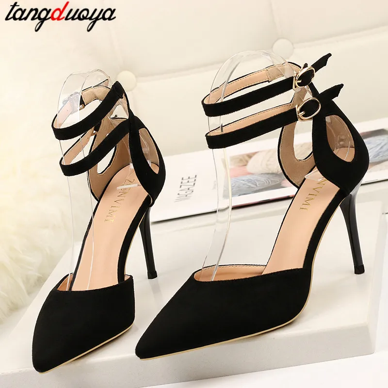 Туфли-лодочки с ремешком на щиколотке Женская обувь 2020 Женские туфли-лодочки