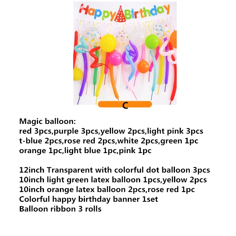 

Гирлянда из воздушных шаров Euniqueen для детского праздника 1 год