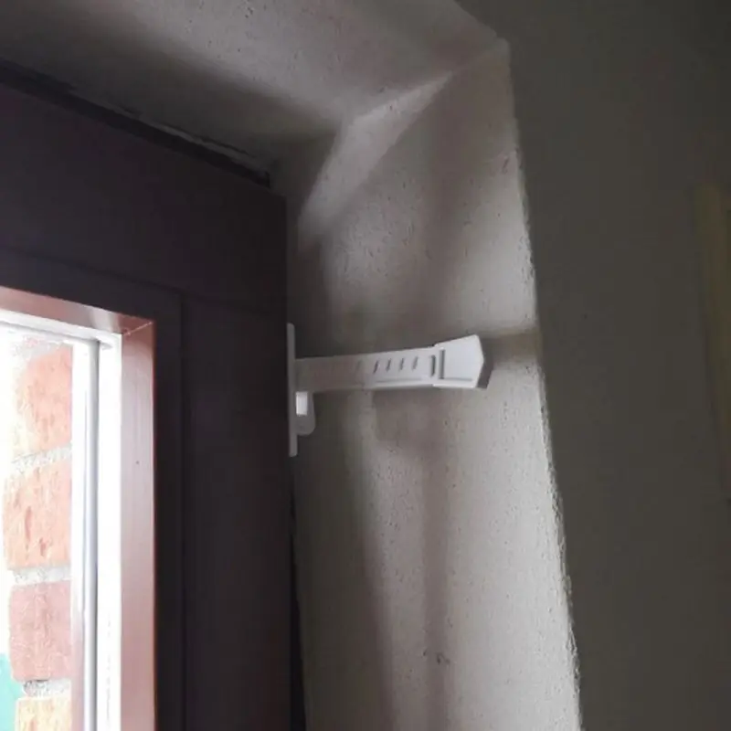 ABS оконная скоба с винтами оконный створчатый замок Детская безопасность защелка