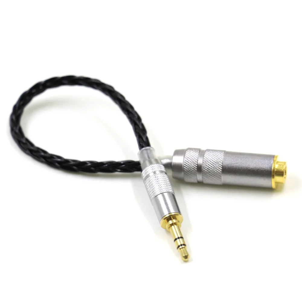 Haldane HIFI 7N посеребренный 3 5 мм 3-полюсный стерео штекер на 4 сбалансированный