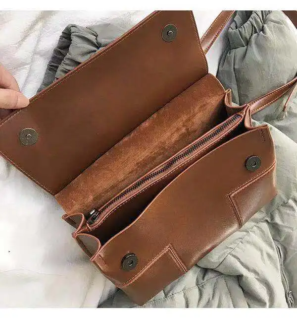 Новые женские Дамские Сумки, Курьерская сумка, модная сумка на плечо, простые Стильные корейские сумки через плечо из искусственной кожи, офисные женские сумки с клапаном, большой емкости