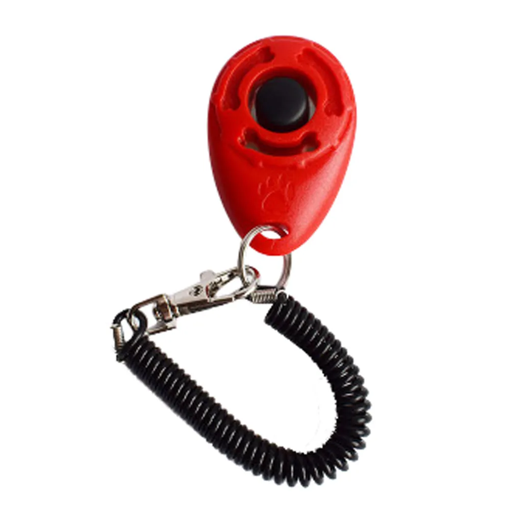 

Dog Pet Click Clicker Training Trainer Toy Aid Guide Wrist Band Accessories Set Dogs Supplies Dog Trainings Tools Pet Accessory
