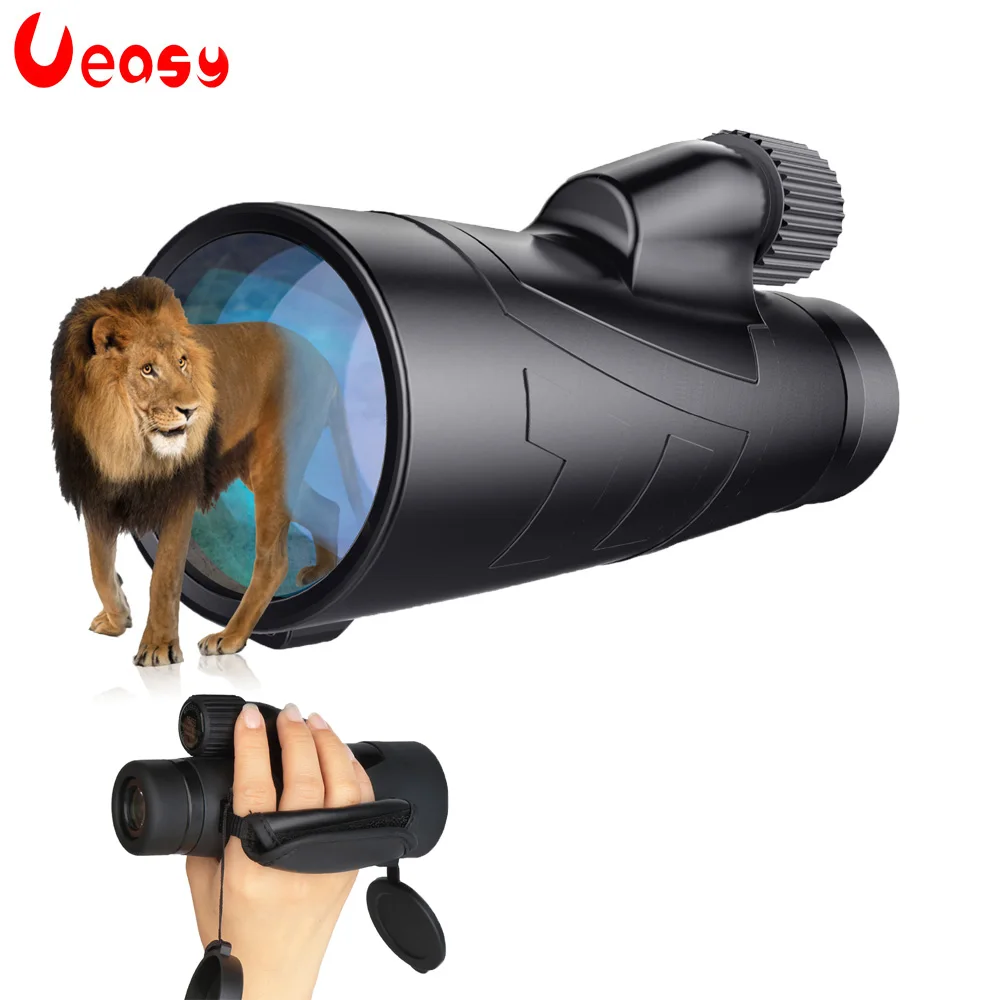 

Монокулярный бинокль Ueasy 12X50, мощный профессиональный телескоп дальнего действия с функцией ночного видения для охоты, кемпинга, туризма