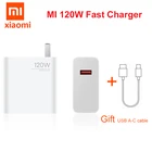 Оригинальное зарядное устройство Xiaomi Quick Charge 120 Вт, новая технология быстрой зарядки с кабелем Type-C для смартфонов Xiaomi 10 Ultra, ноутбуков