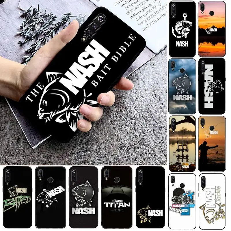

Nash Fishing Art Phone Case For Xiaomi max3 mi 9 se mi8 F1 9SE 10 lite F1 Back Coque