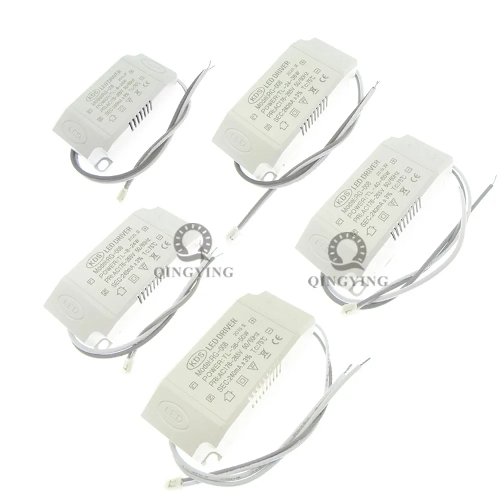 

LED Driver Current 250mA 8-24W/24-36W/36-50W/40-60W/SMD PCB light Ceiling Power Supply Double color 2Pin lighting transformers