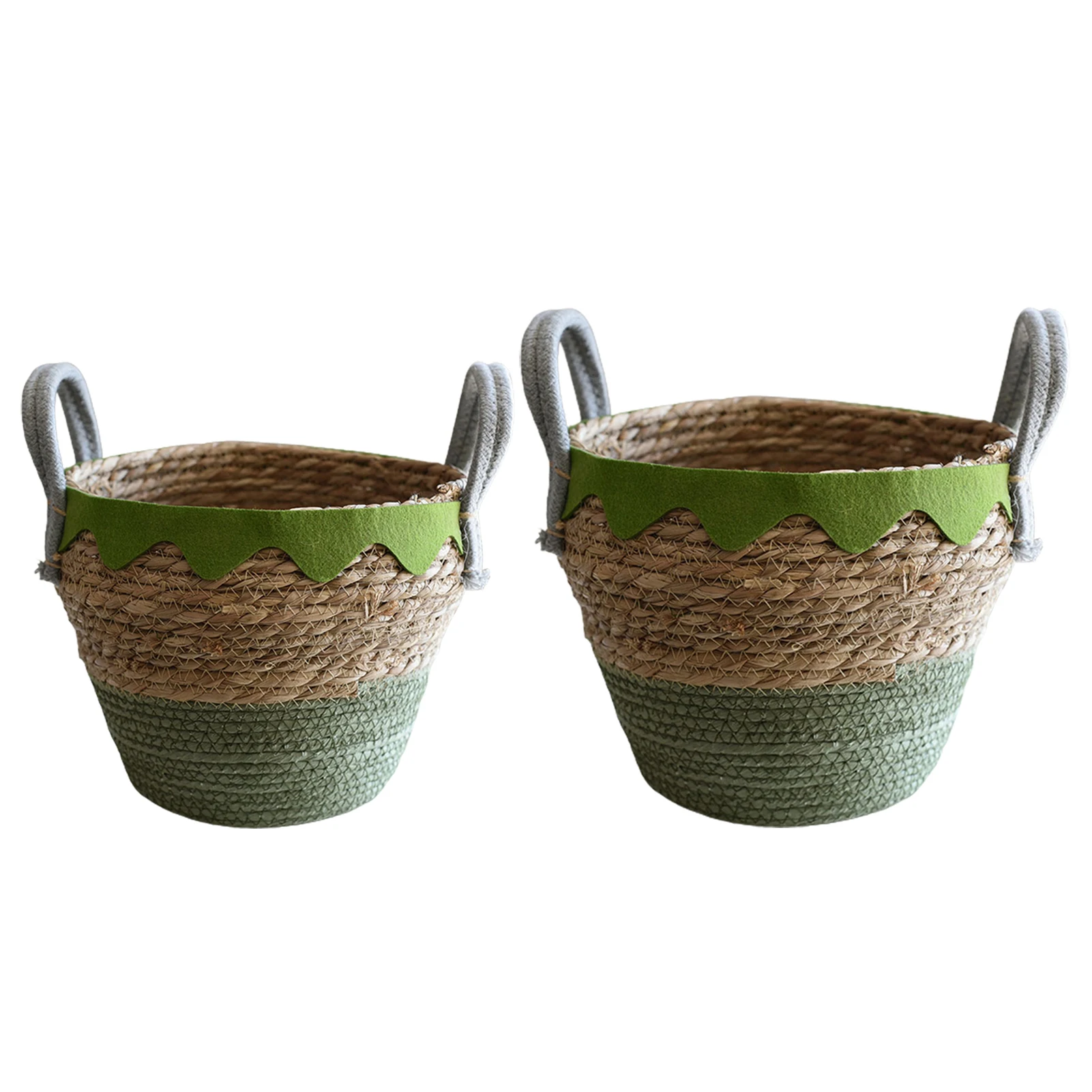 

Wall Hanging Flower Pot Handmade Woven Plant Originality Flower Basket Balcony Planting Pot Family Outdoor Garden Decoration
