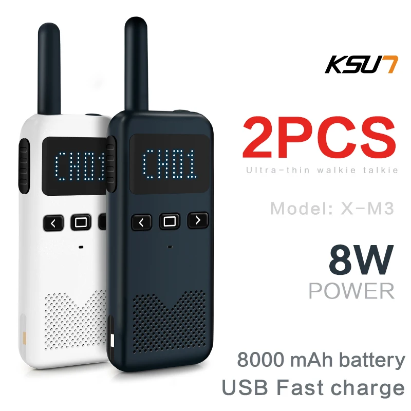 KSUN X M3 UHF диапазона двухстороннее радио 8 Вт с Шифрование/количественное